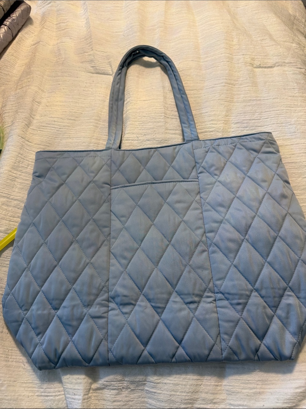 Vera Bradley Quilted Sky Blue Tote